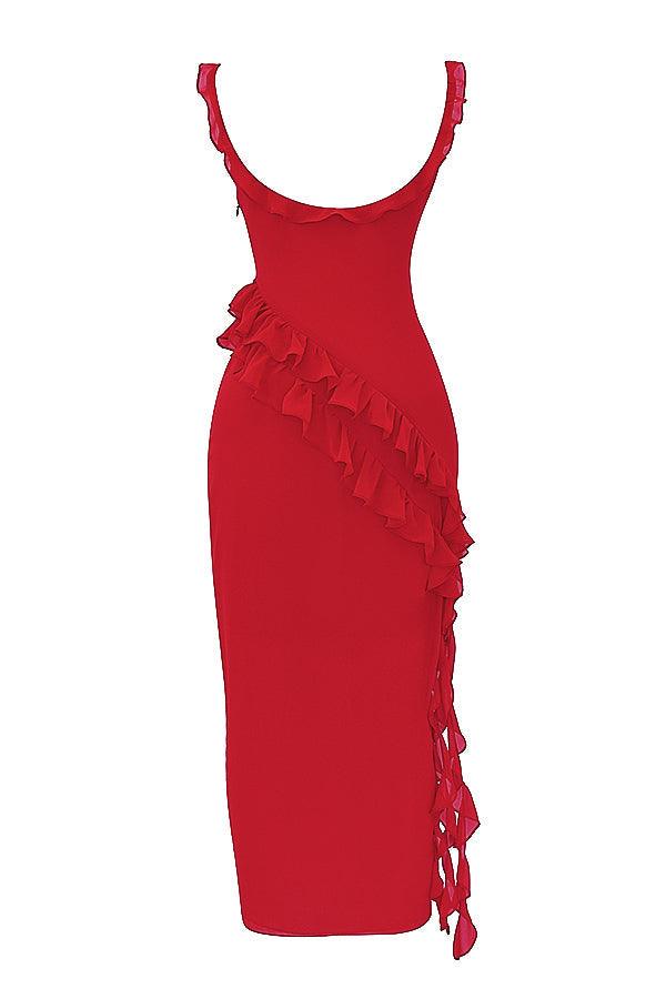 Venara™ | Kleid mit hohem Schlitz