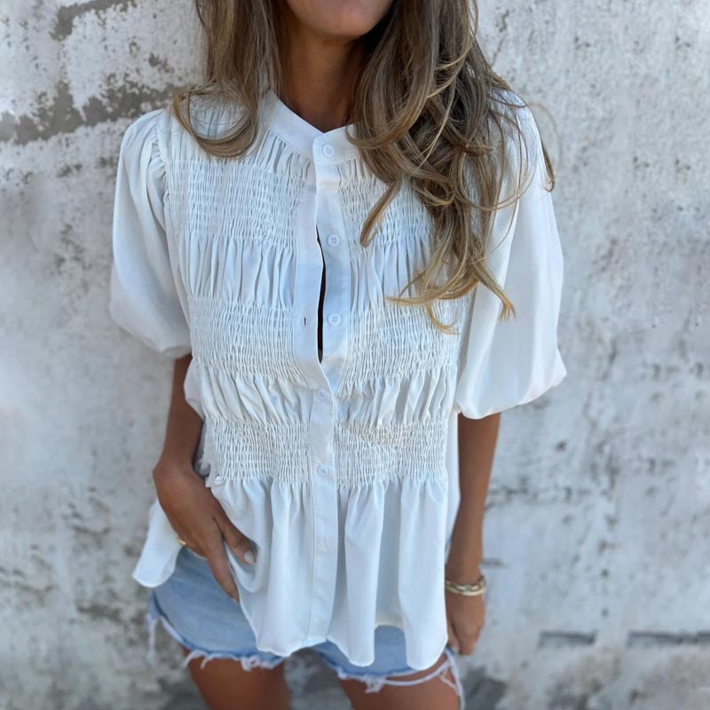 VanDeZaar® | Bluse im Ibiza-Stil