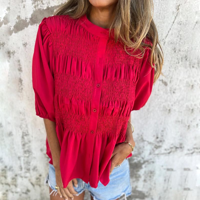VanDeZaar® | Bluse im Ibiza-Stil