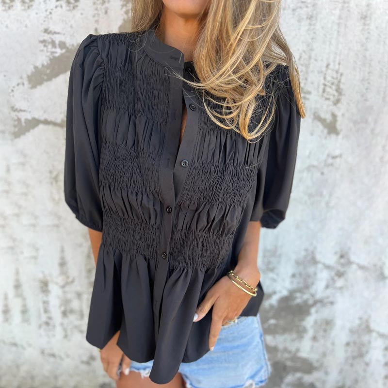 VanDeZaar® | Bluse im Ibiza-Stil