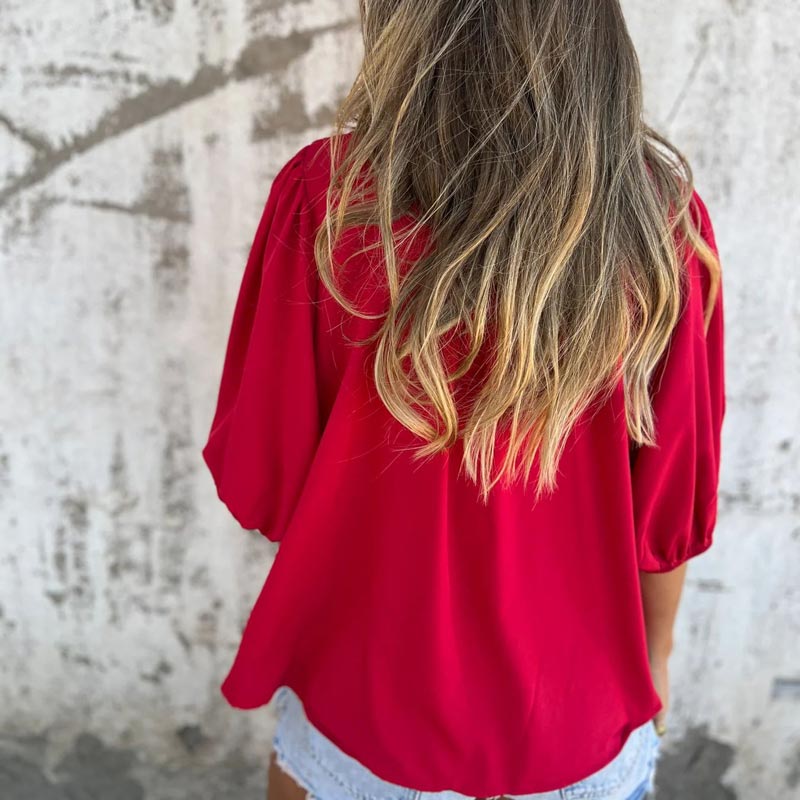 VanDeZaar | Bluse im Ibiza-Stil