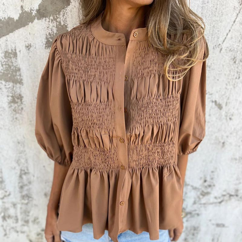 VanDeZaar® | Bluse im Ibiza-Stil