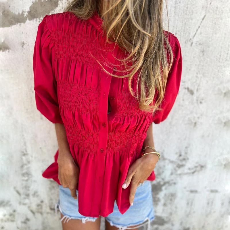 VanDeZaar® | Bluse im Ibiza-Stil