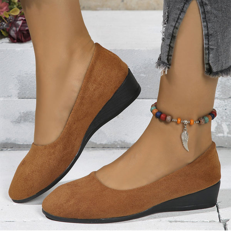 Sophia™ | elegante, leichte, rutschfeste Keilschuhe mit niedrigem Absatz