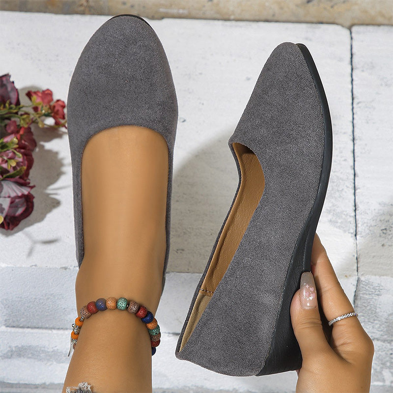 Sophia | elegante, leichte, rutschfeste Keilschuhe mit niedrigem Absatz