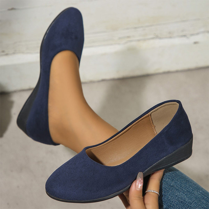Sophia | elegante, leichte, rutschfeste Keilschuhe mit niedrigem Absatz