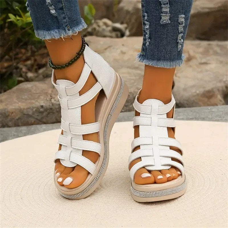 Wedge™ | Sandalen mit Strassdekoration
