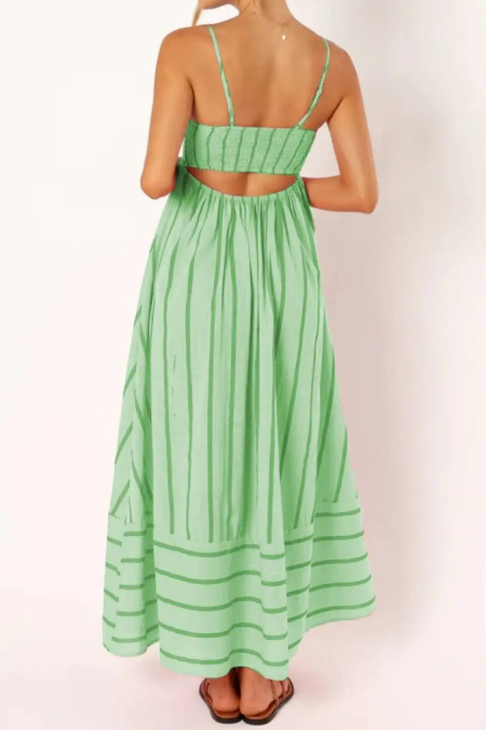 Valli™ | Schulterfreies Maxikleid mit Blumenmuster