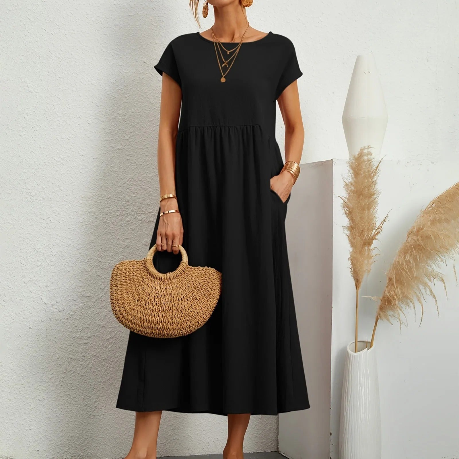Catherine | Elegantes Essential-Kleid
