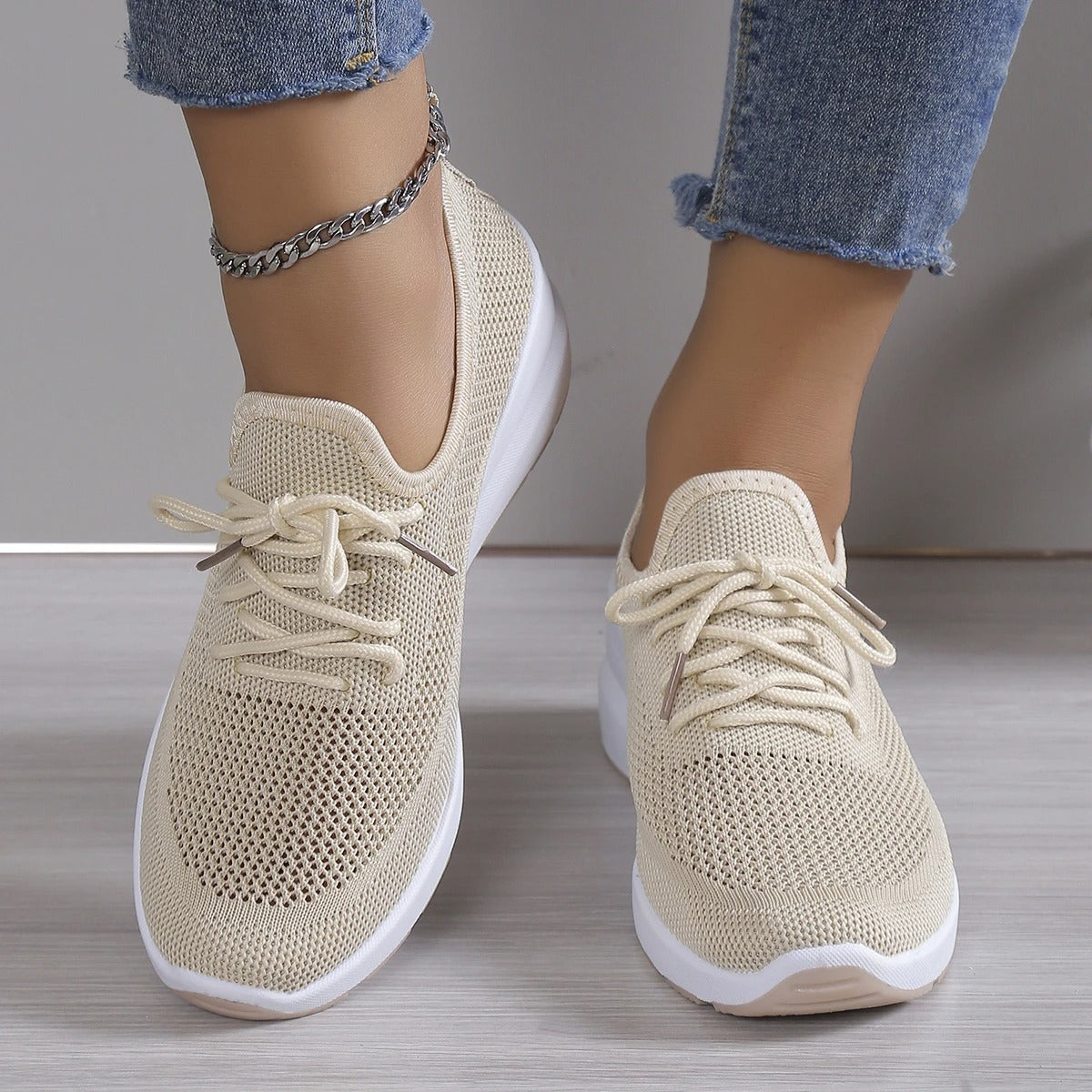 Sofia – Atmungsaktive Strick-Sneaker