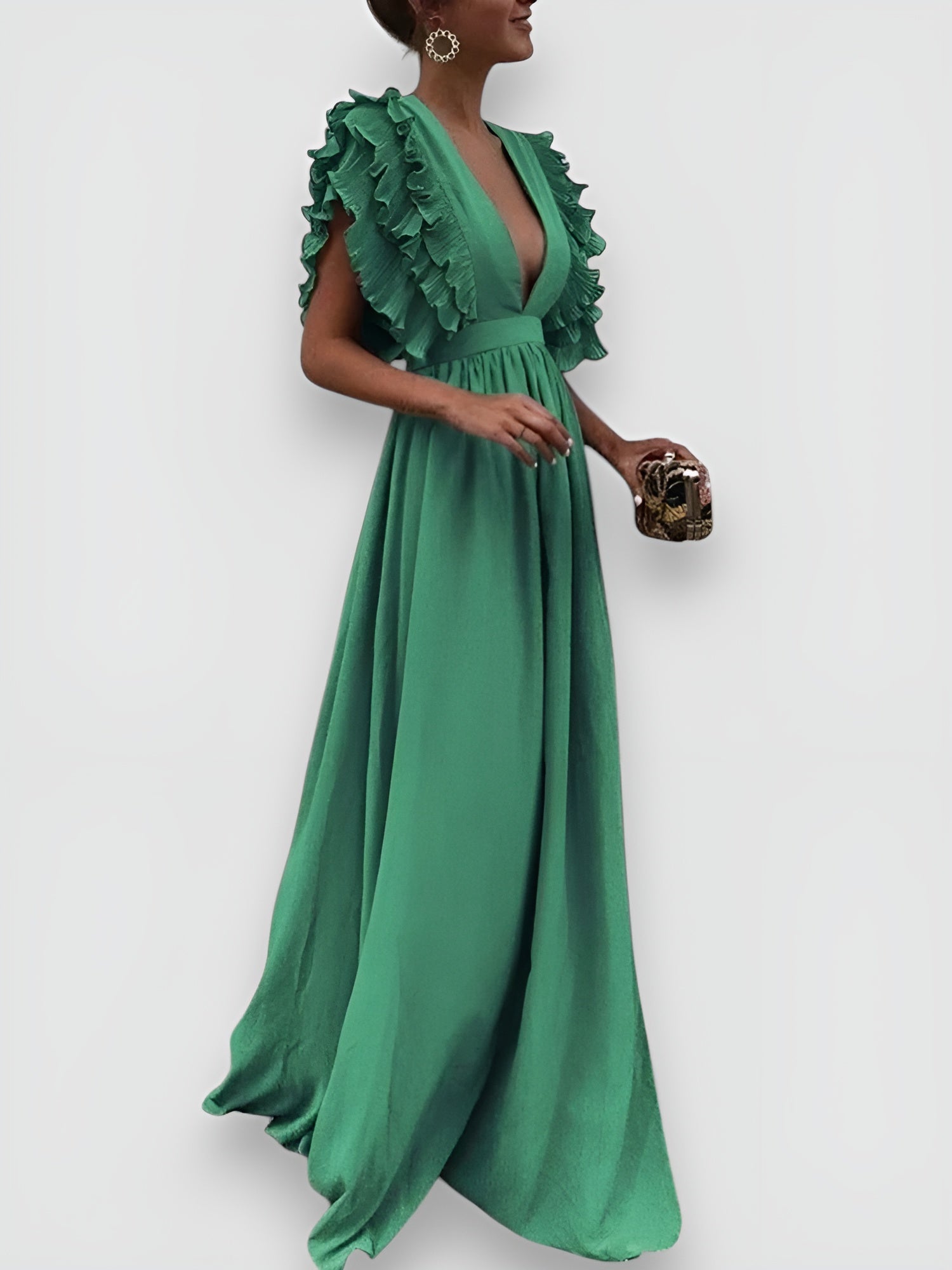 Ginevra – Kleid mit V-Ausschnitt