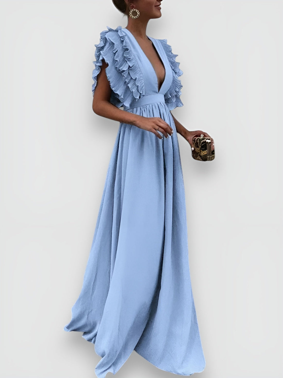 Ginevra – Kleid mit V-Ausschnitt