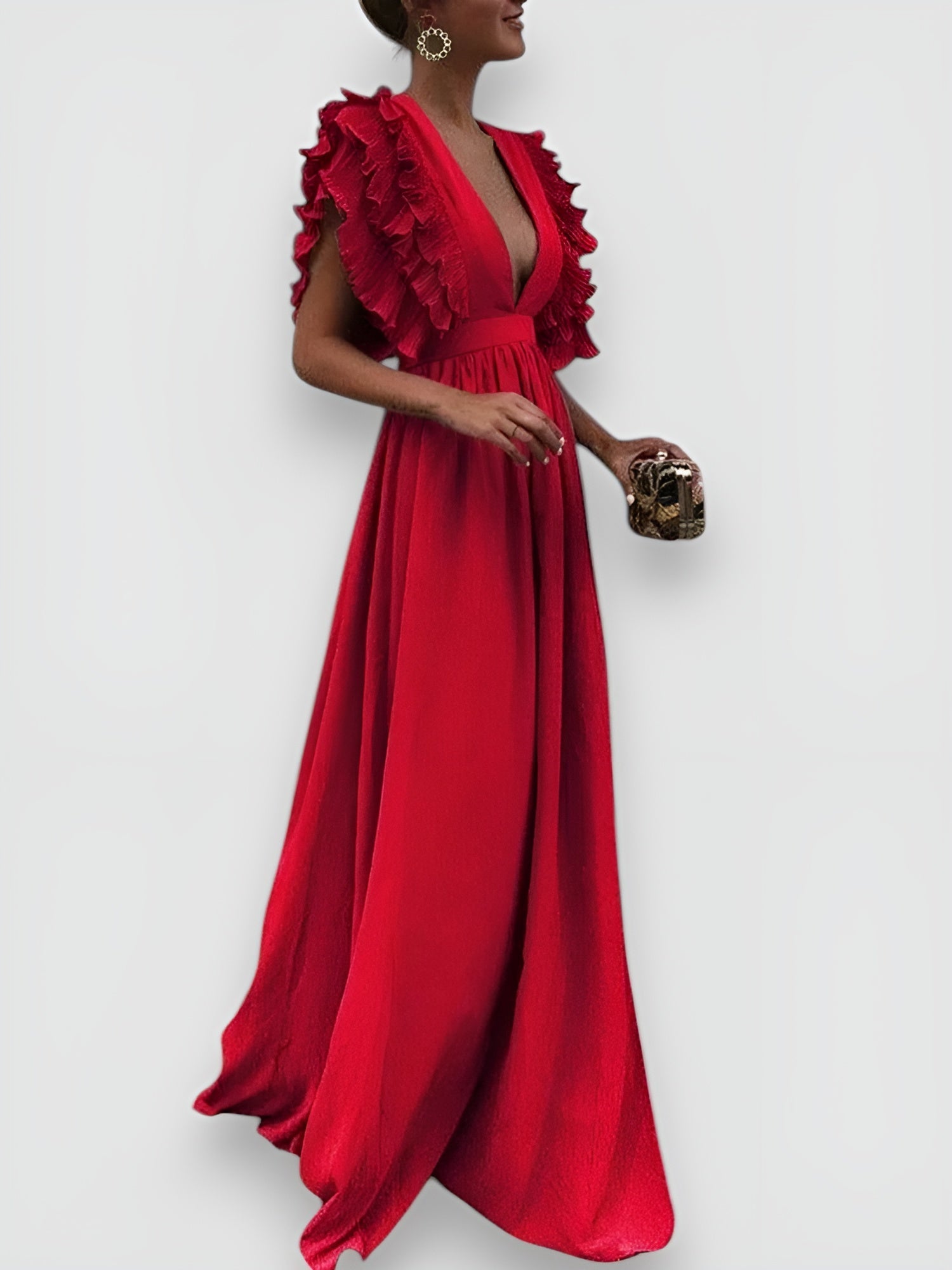 Ginevra – Kleid mit V-Ausschnitt