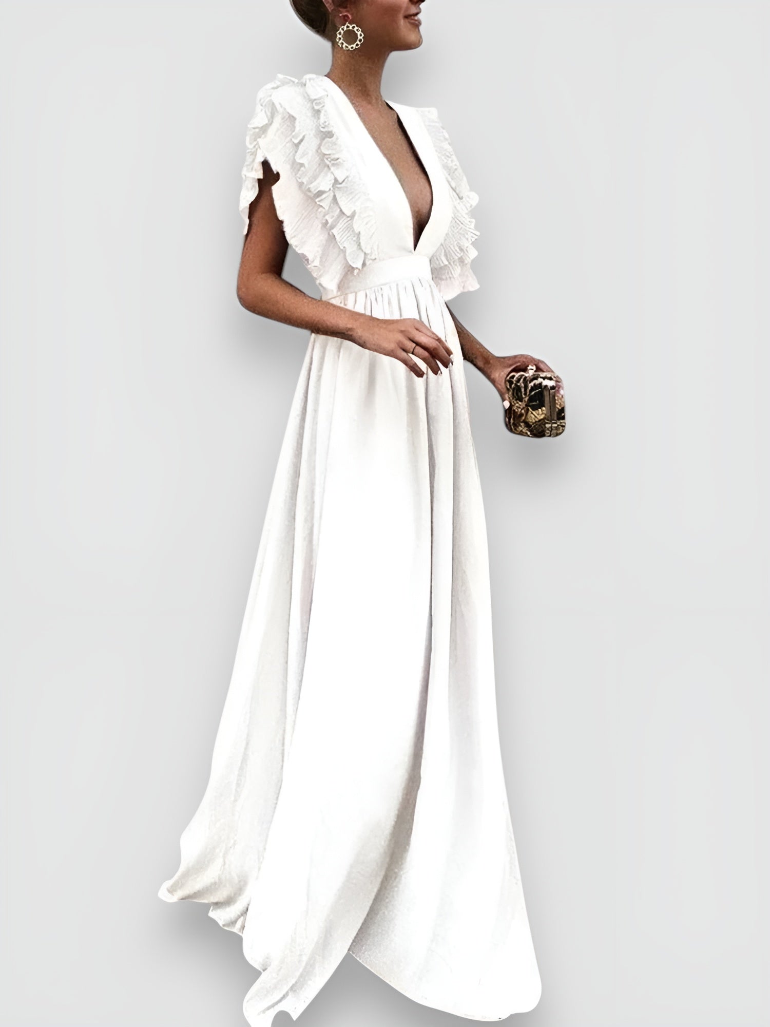 Ginevra – Kleid mit V-Ausschnitt