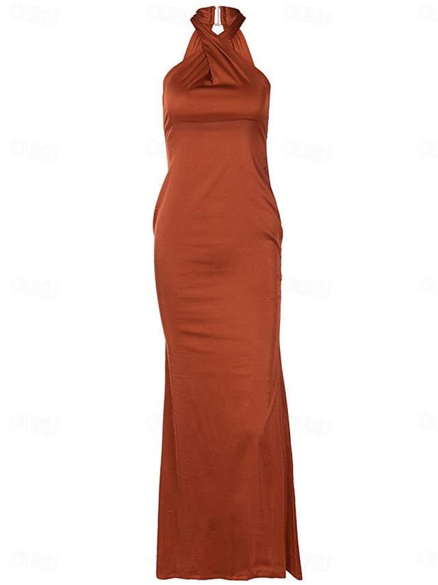 Solenyra™ | Neckholder-Maxikleid