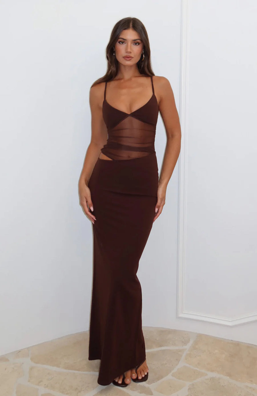 Naiara Maxi-dress With Cut-outs