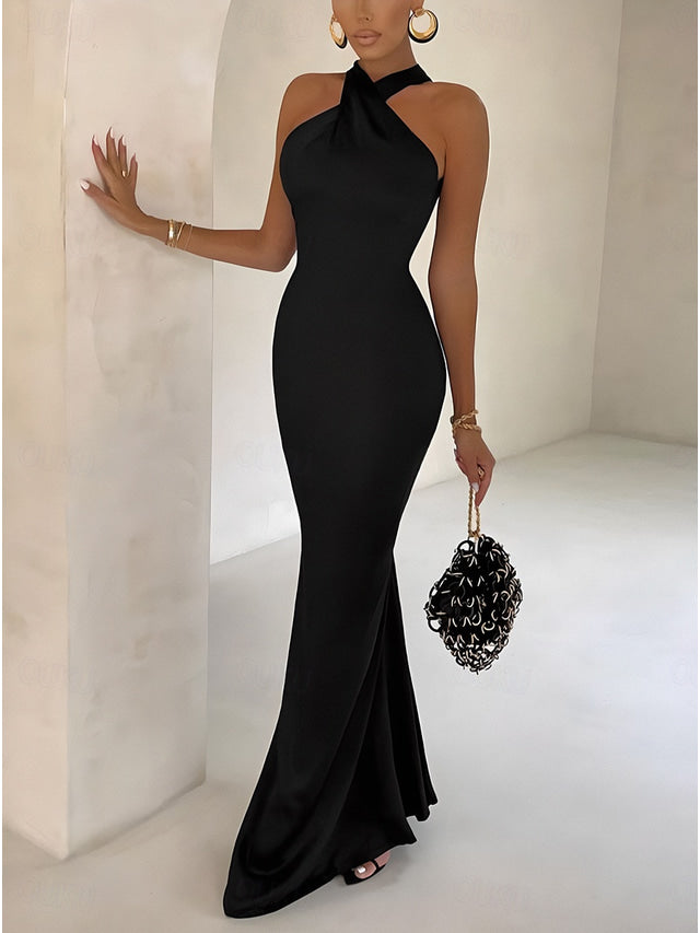 Solenyra™ | Neckholder-Maxikleid