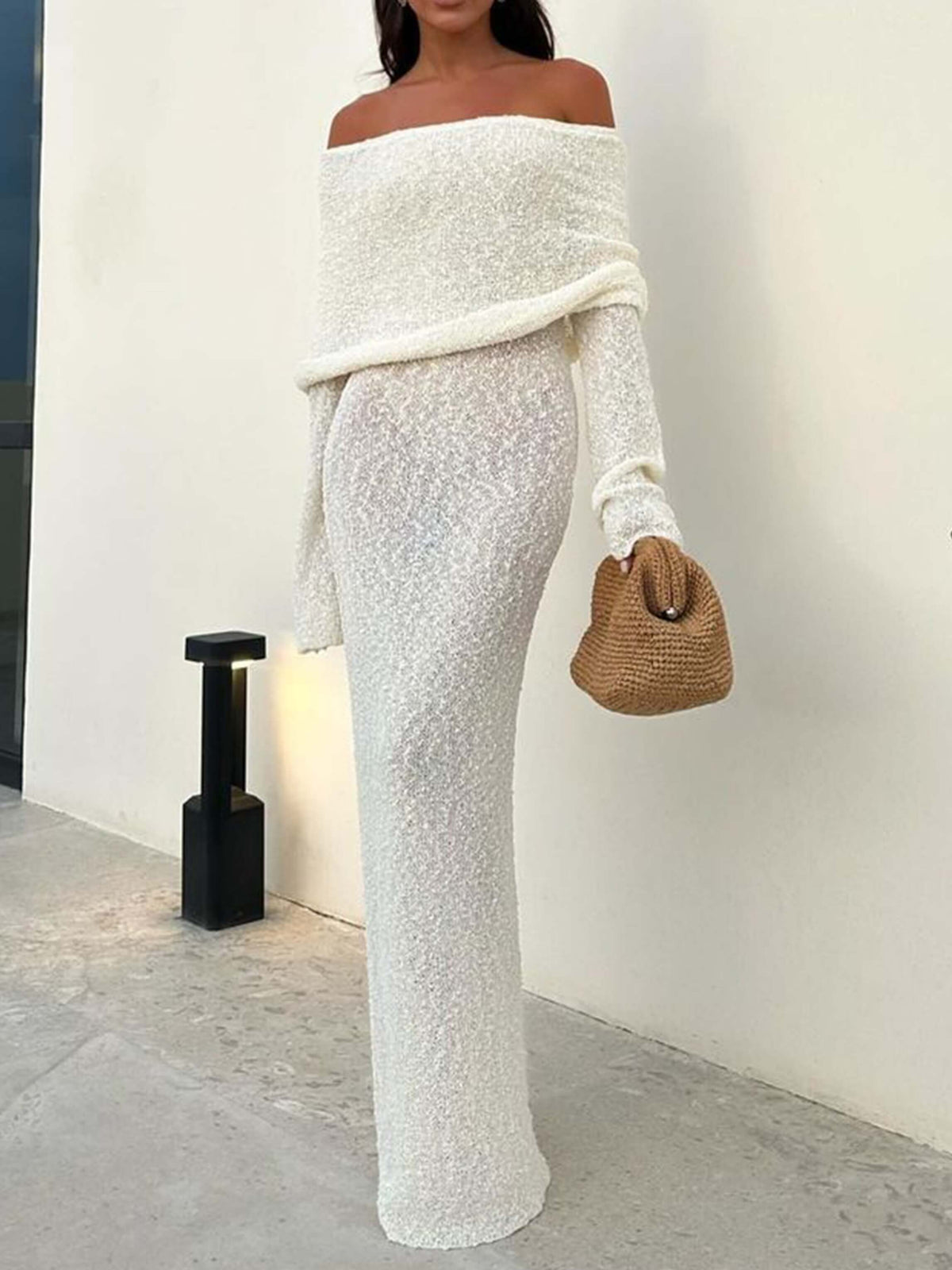 Kenvira™ | Schulterfreies Kleid