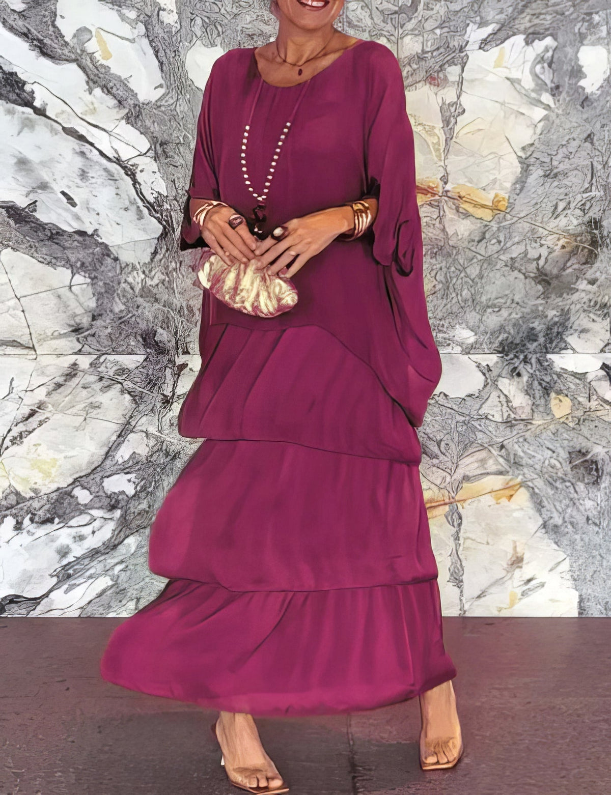 Caroline | Elegantes Maxikleid für alle Anlässe