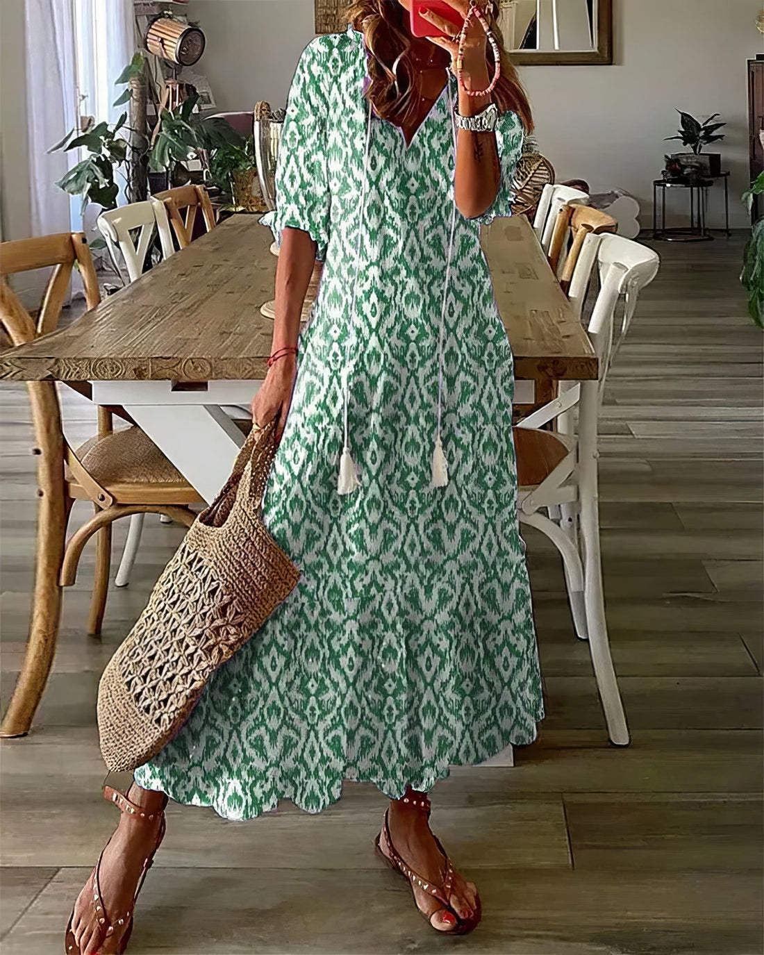 ÉLODIE | Lässiges und Komfortables Bohème Kleid