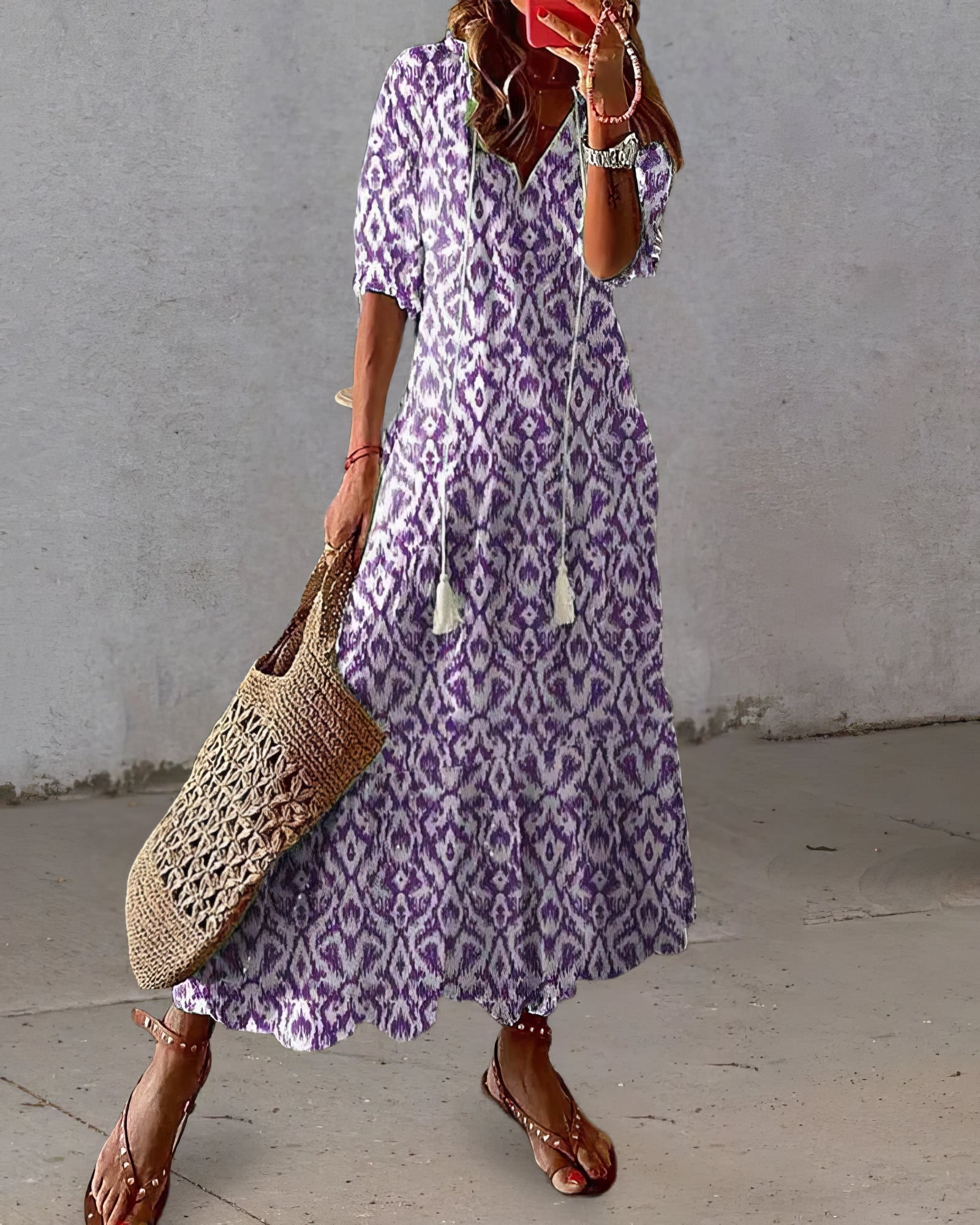 ÉLODIE | Lässiges und Komfortables Bohème Kleid