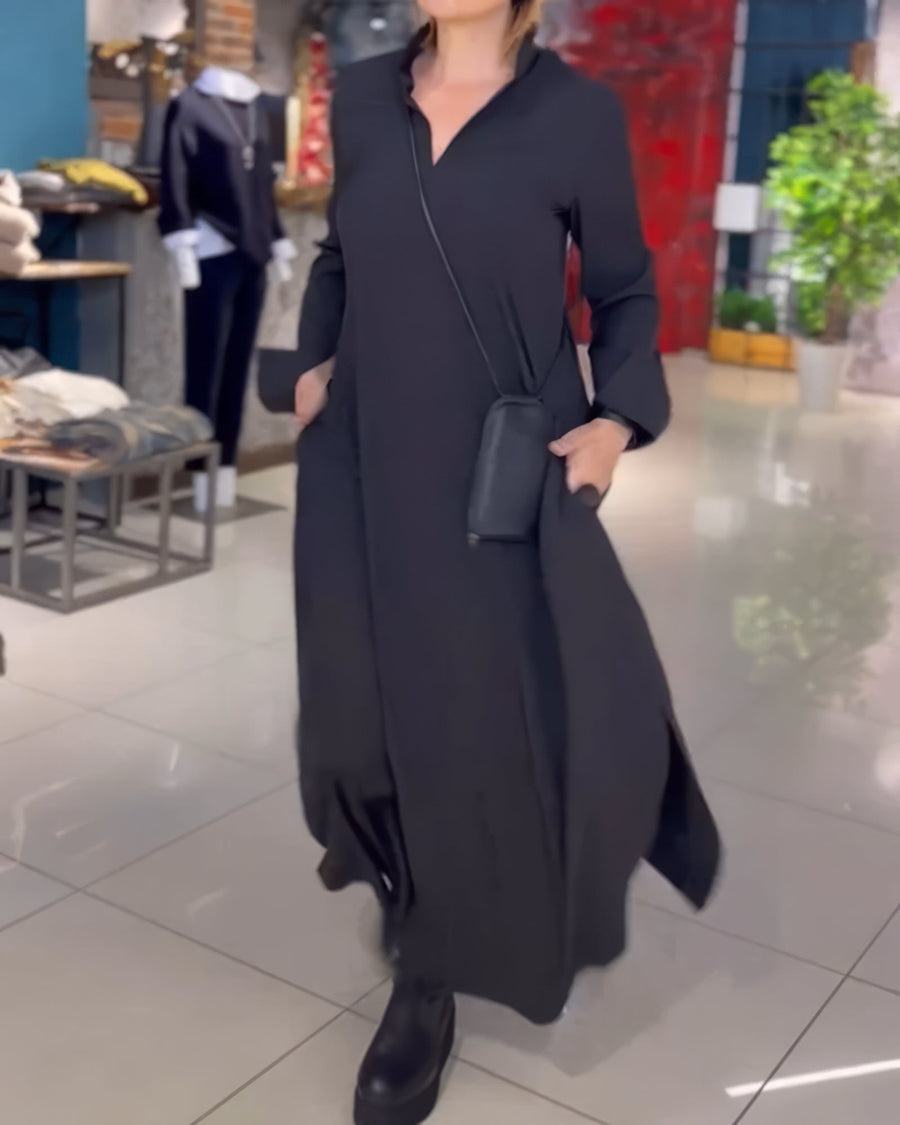 Claudia Stretch Elegant Maxi Dress