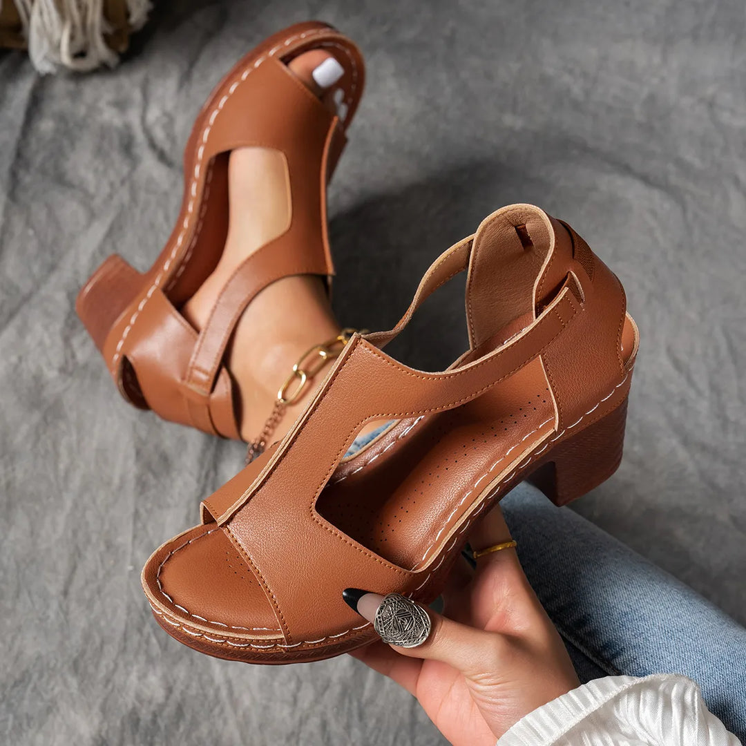 Pennylane | Orthopädische Damen Sandalen Blockabsatz